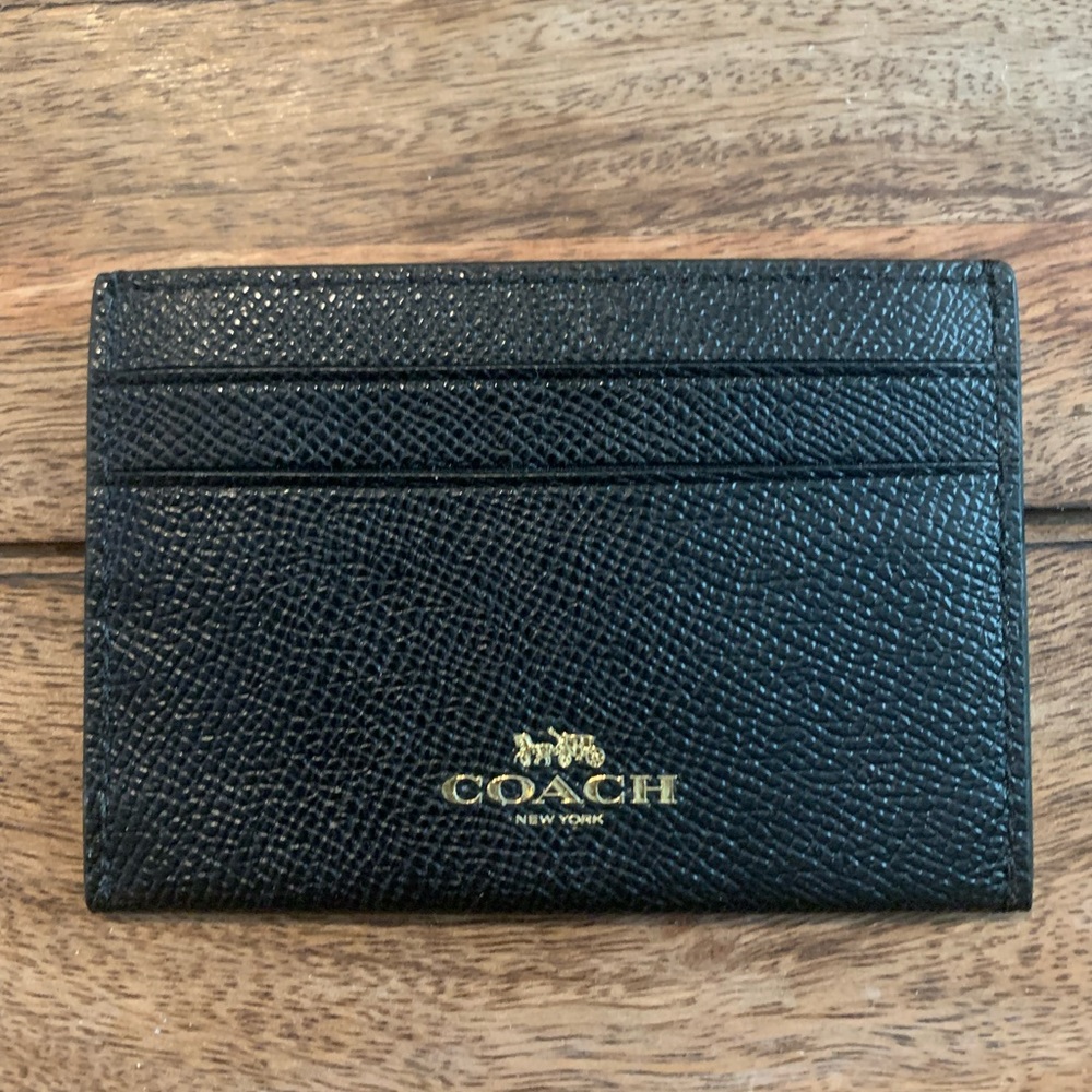 Coach black wallet